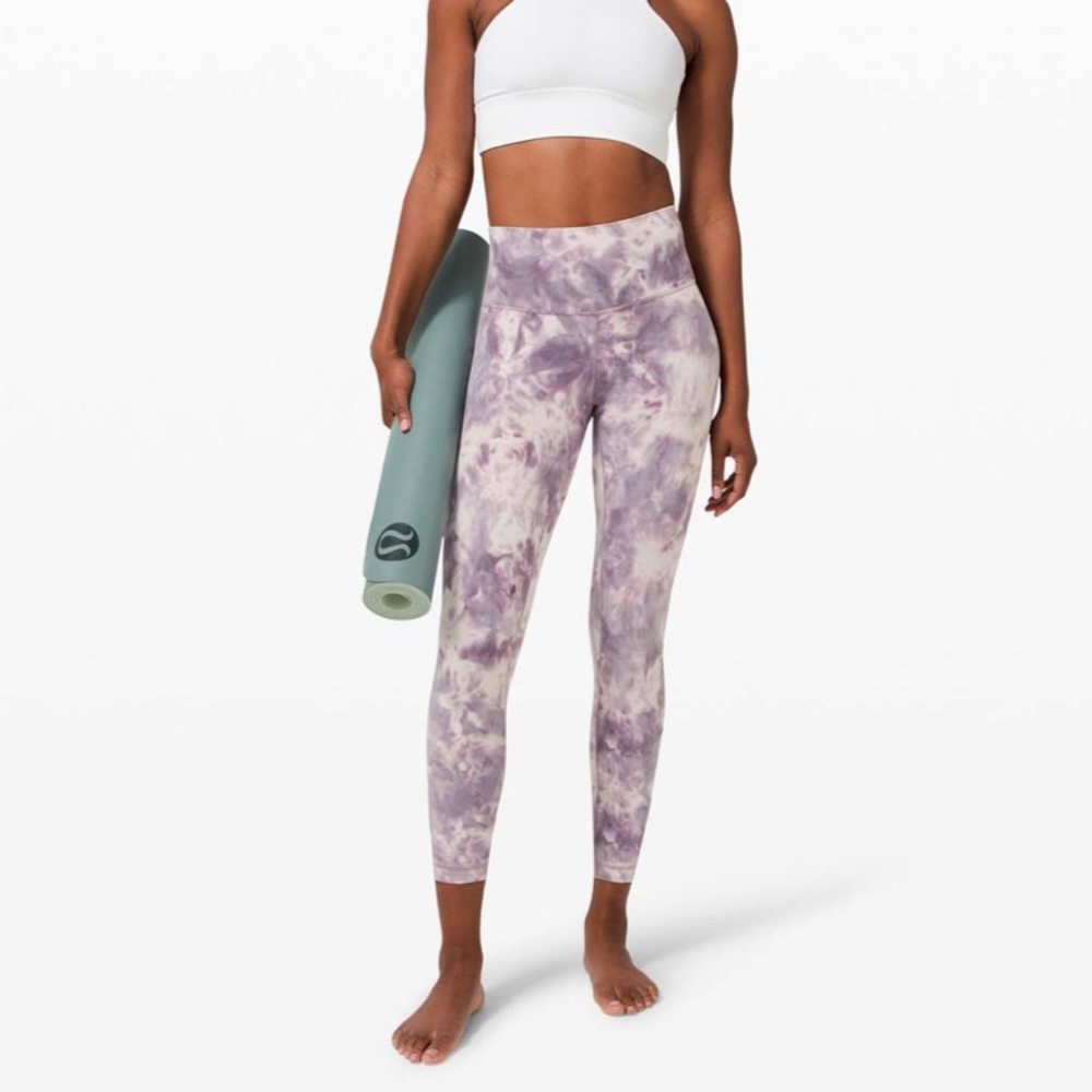 LULULEMON- Align Pant 25" *Diamond Dye Pink Bliss Graphite Purple Leggings